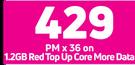 Samsung Galaxy A24 Smartphone-On 1.2GB Red Top Up Core More Data