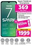 Tecno Spark 7 64GB 4G Smartphone-Each