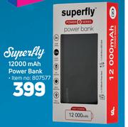 Superfly 12000 Mah Power Bank