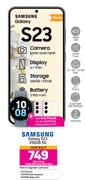 Samsung Galaxy S23 256GB 5G Smartphone-On 1.2GB Red Core More Data