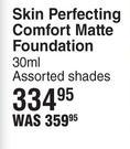 Almay Skin Perfecting Comfort Matte Foundation Assorted Shades-30ml