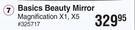 Basics Beauty Mirror Magnification X1, X5