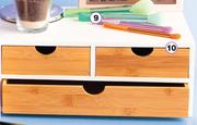 Cosmetic Organiser 3 Compartments Plus Drawer