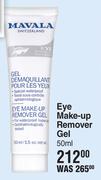 Mavala Eye Make Up Remover Gel-50ml