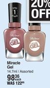 Sally Hansen Miracle Gel Assorted-14.7ml Each