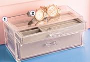 Cosmatic Organiser 2 Compartments Plus Drawer
