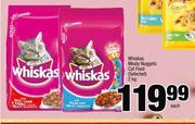 Whiskas Meaty Nuggets Cat Food(Selected)-2Kg Each