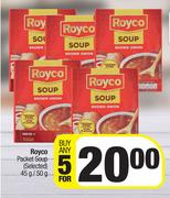 Royco Packet Soup (Selected)-For 5 x 45g/50g