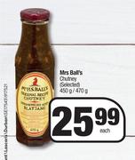 Mrs.Ball's Chutney (Selected)-450g/470g Each