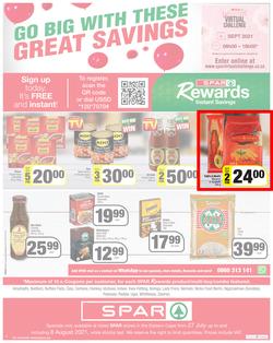 SPAR EASTERN CAPE : Go Big (27 July - 8 August 2021) Valid In | Amahlathi, Bedford, Buffalo Flats, Cala, Centane, Hankey, Idutywa, Indwe, Kwa-Fetting, Komga, Lady Frere, Nemato, Ugie, Peddie, page 8