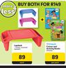 Lapdesk + Butterfly Colour & Activity Books-Both For