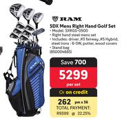 RAM SDX Mens Right Hand Golf Set SXRGS-0500