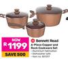 Bennett Read 6-Piece Copper And Rock Cookware Set