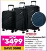 American Tourister 3-Piece Luggage Set-Per Set