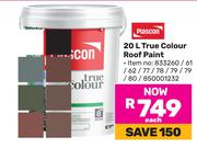 Plascon True Colour Roof Paint-20Ltr