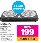 Logik Double Spiral Hotplate