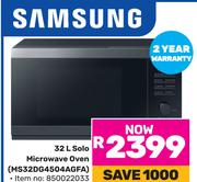 Samsung 32L Solo Microwave Oven MS32DG4504AGFA