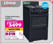 Univa 4 Plate Cable Stove U405-1