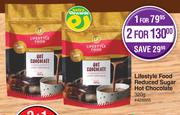 Lifstyle Food Reduced Sugar Hot Chocolate-For 1 x 320g