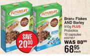 Future Life Bran+ Flakes And Barley 910g Plus Probiotics 10 Capsules-Each