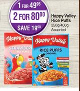 Happy Valley Rice Puffs Assorted-For 1 x 350g/400g