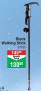 Medic+ Black Walking Stick 37703