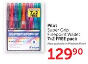 Pilot Super Grip Finepoint Wallet 7+2 Free Pack