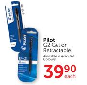 Pilot G2 Gel Or Retractable-Each