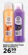 Nature Collection Foam Bath Assorted-1Ltr Each