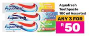 Aquafresh Toothpaste Assorted-For Any 3 x 100ml