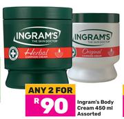 Ingram's Body Cream Assorted-For Any 2 x 450ml