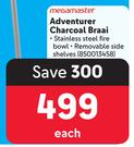 Megamaster Adventurer Charcoal Braai-Each