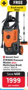 Bennett Read XTR1800 Pressure Washer Plus Multiclean Brush-Per Combo
