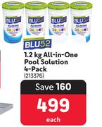 BLU52 All-In-One Pool Solution (4-Pack)-1.2kg Each