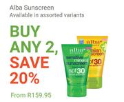 Alba Sunscreen-Any 2 