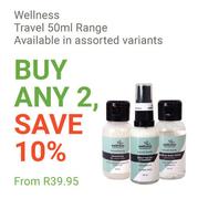 Wellness Travel Range-2 x 50ml