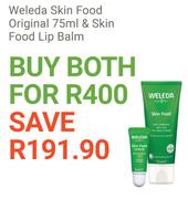 Weleda Skin Food Original 75ml & Skin Food Lip Balm