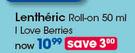 Lentheric I Love Berries Roll On-50ml Each