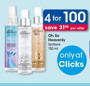 Oh So Heavenly Spritzers-4 x 150ml