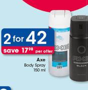 Axe Body Spray-2 x 150ml