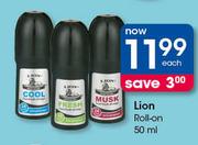 Lion Roll On-50ml Each