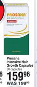 Prosana Intensive Hair Growth Capsules 30 Capsules