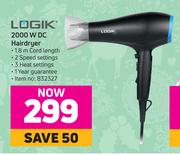 Logik 2000W DC Hairdryer