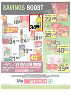 SUPER SPAR EASTERN CAPE : January Budget Booster (21 Jan - 2 Feb 2020), page 8