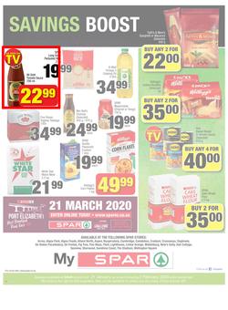 SUPER SPAR EASTERN CAPE : January Budget Booster (21 Jan - 2 Feb 2020), page 8