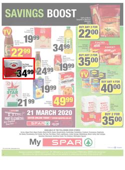 SUPER SPAR EASTERN CAPE : January Budget Booster (21 Jan - 2 Feb 2020), page 8