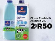 Clover Fresh Milk Assorted-For 2 x 2L