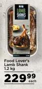 Food Lover's Lamb Shank-1.2kg Each