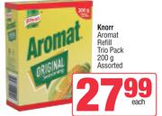 Knorr Aromat Refill Trio Pack Assorted-200g Each