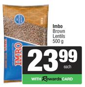 Imbo Brown Lentils-500g